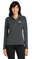 L0800 - Hunter Collision Center Ladies' Nike Dri-Fit Long Sleeve Stretch Polo