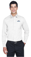 M0600 - Hyundai Men's Devon & Jones Solid Stretch Twill Woven Shirt